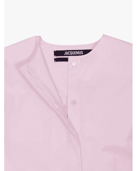 Jacquemus Pink Long Sleeve Dress