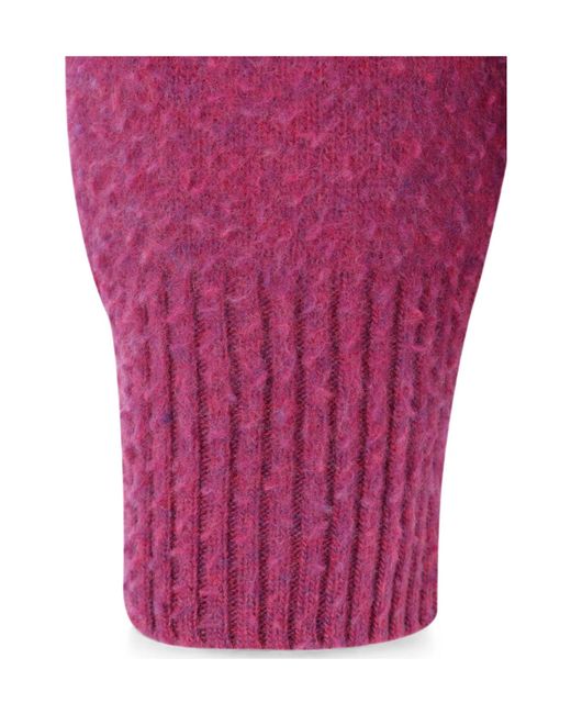 Roberto Collina Pink Crew-Neck Wool Sweater for men