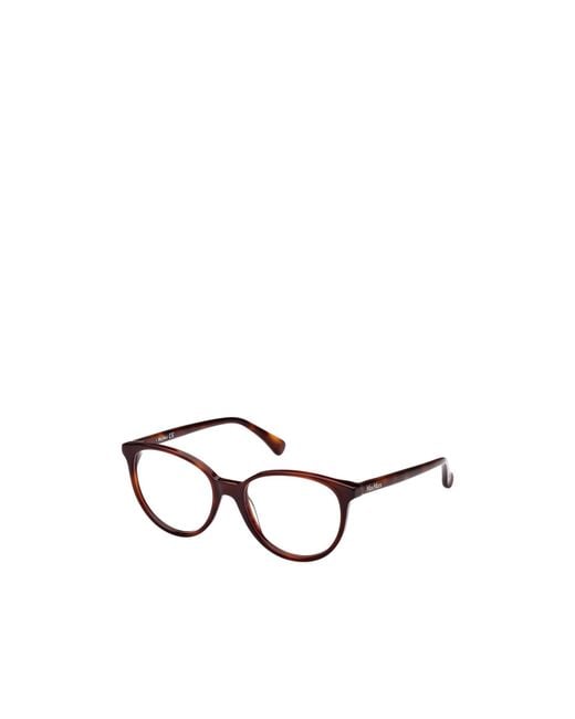 Max Mara White Cat-Eye Frame Glasses
