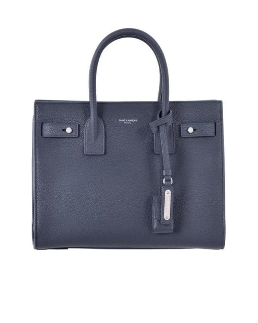 Saint Laurent Blue Nano Sac De Jour Shoulder Bag