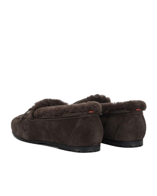 Aeyde Brown Lace-Up Loafers