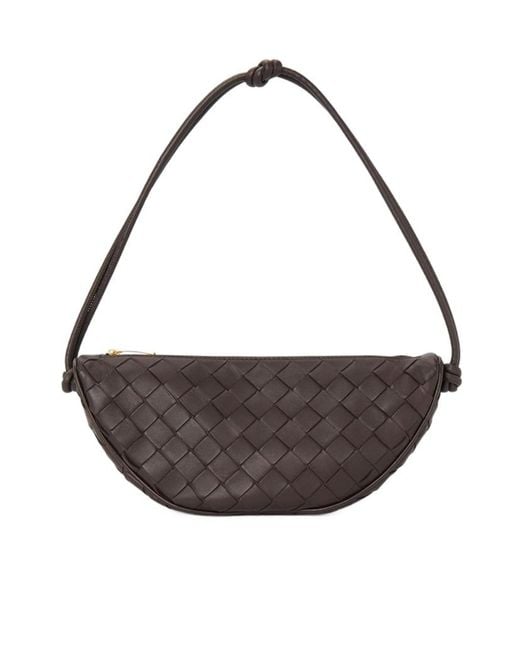 Bottega Veneta Metallic Woven Shoulder Bag