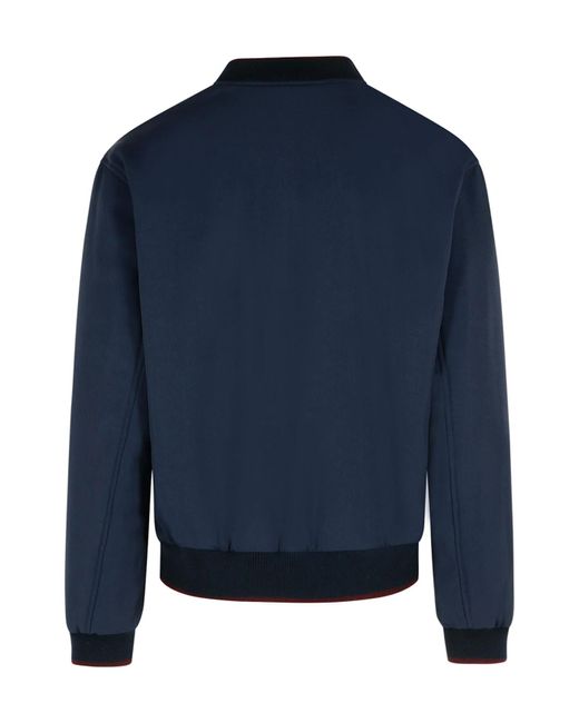 Dries Van Noten Blue Long Sleeve Jacket for men