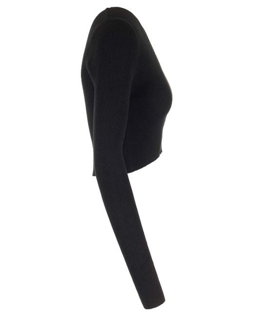 Vivienne Westwood Black Orb Embroidered Knitted Cardigan