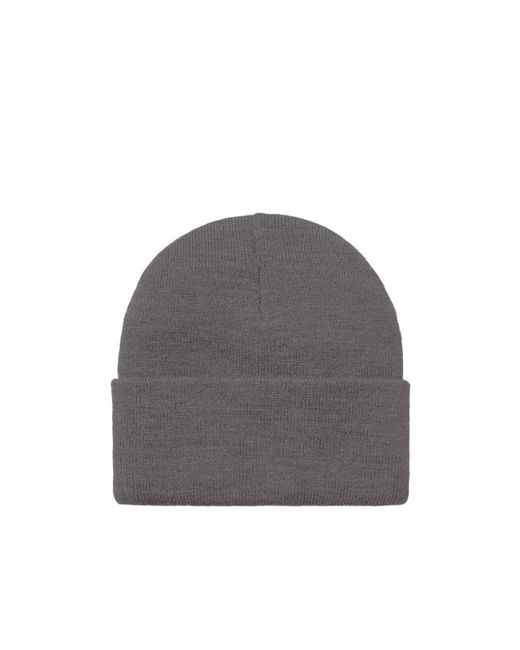 Carhartt Gray American Script Beanie for men