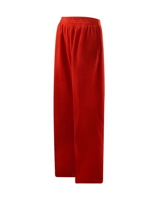 Balenciaga Red Plush Comfortable Pajamas