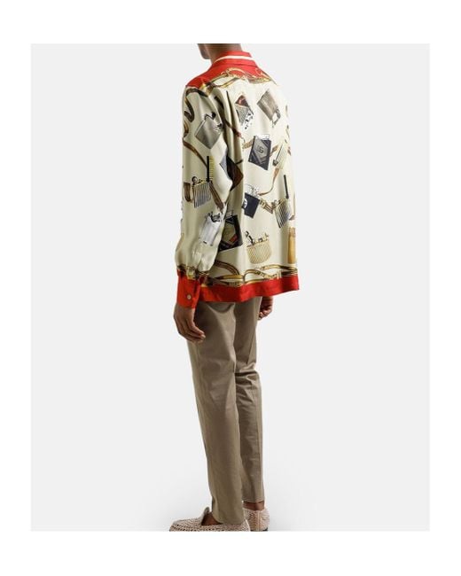 Dolce & Gabbana Gray Logo-Embroidered Trousers for men
