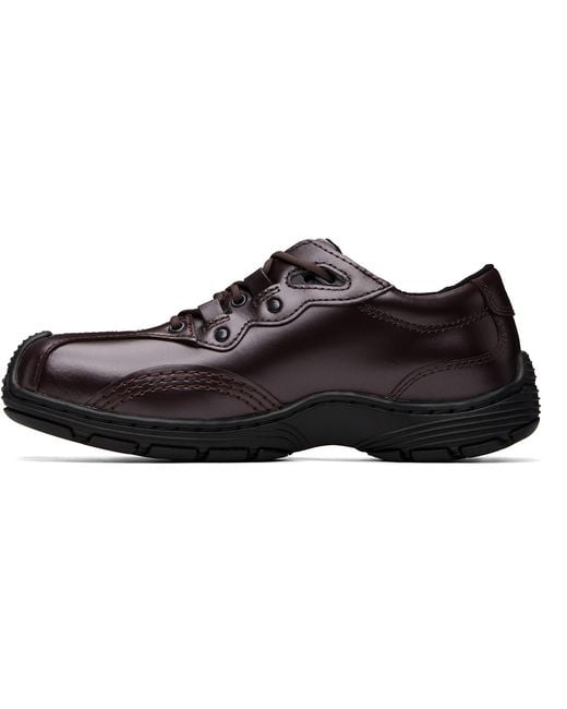 Dr. Martens Brown Aurix 51 Lace-Up Panelled Derby Shoes for men