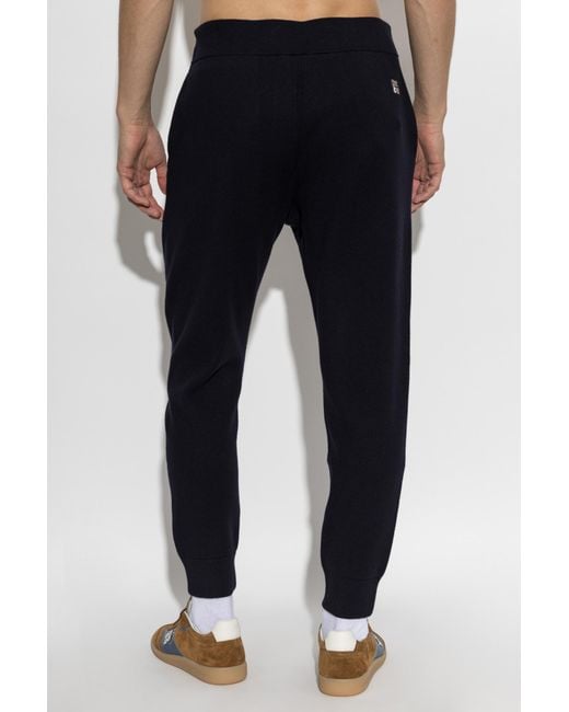 DSquared² Blue Metal D2 Upside Down Knit Pants for men