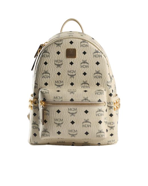 MCM Natural Small Stark Backpack for men