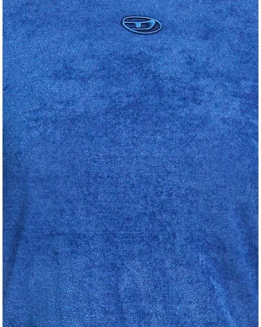 DIESEL Blue Simple Solid-Color Long Sleeves