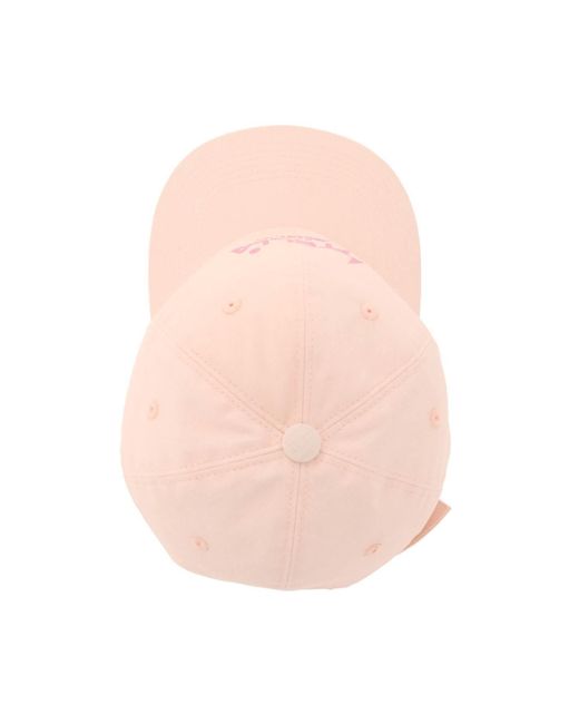 Stella McCartney Pink Logo-Print Flat-Peak Cap