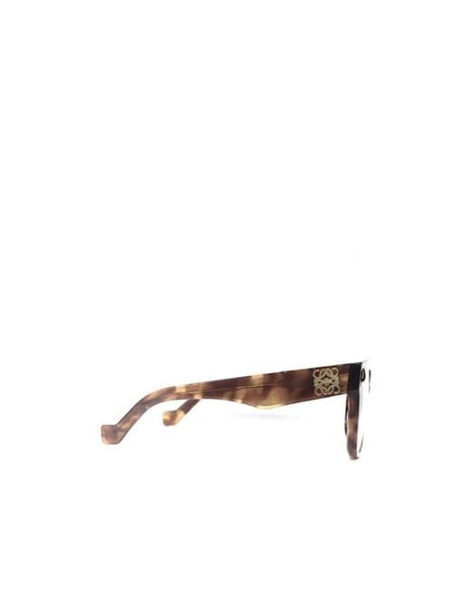 Loewe White Square Frame Glasses