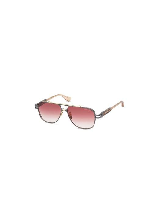 Dita Eyewear Pink Aviator-Frame Sunglasses for men
