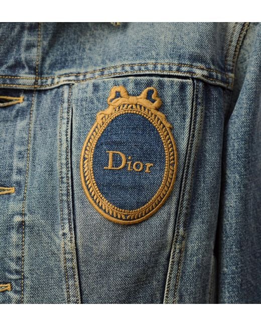 Dior Gray Médaillon Cropped Jacket