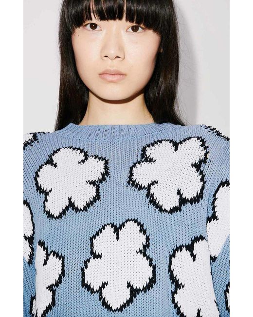 KENZO Blue Boke Flower Jumper
