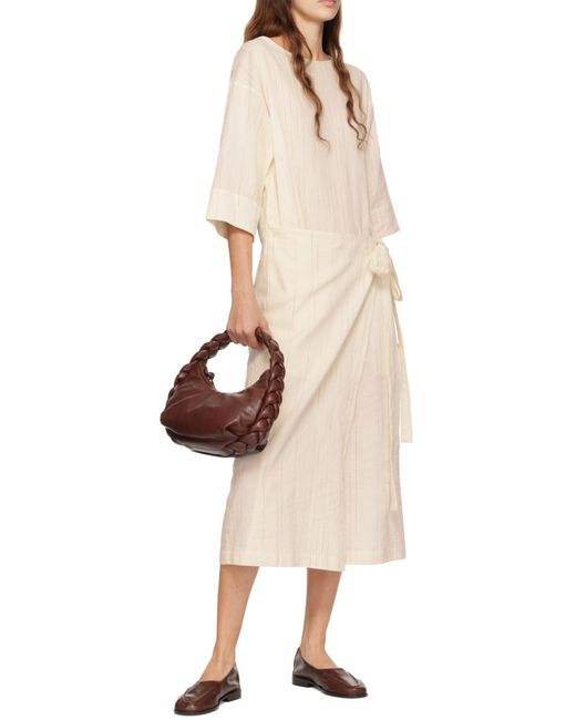 Hereu Brown Juliol Winter Supple Shiny Ballerina Flats