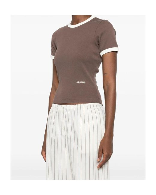 Axel Arigato Brown Short-Sleeved T-Shirt