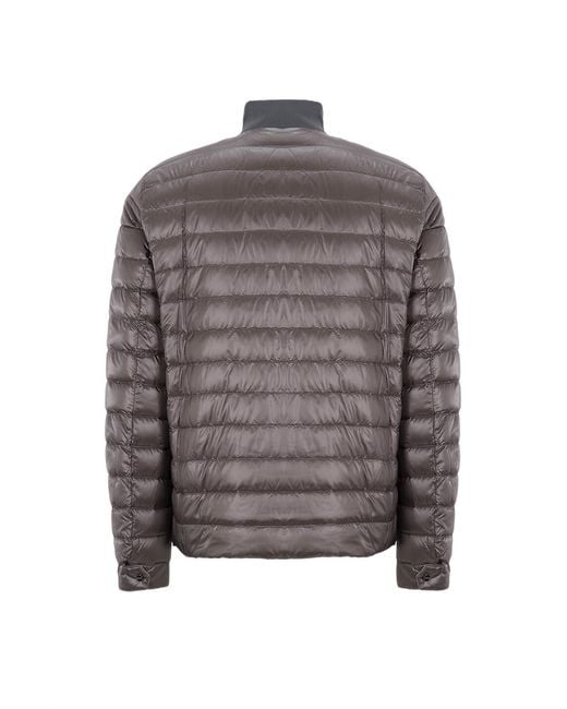 Herno Gray Quilted Cotton Clothing for men