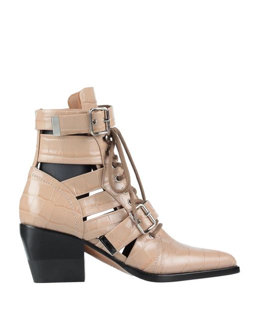 Chloé Natural Minimalist Leather Shoes