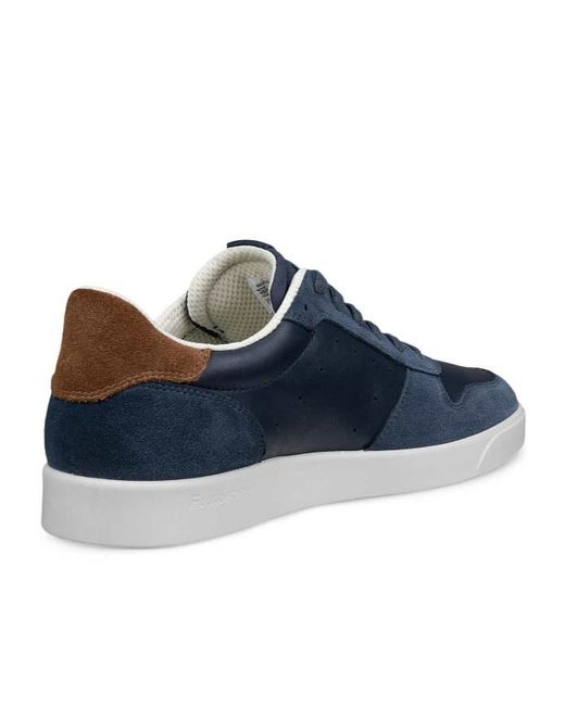 Ecco Blue Street Lite Leather Trainer for men