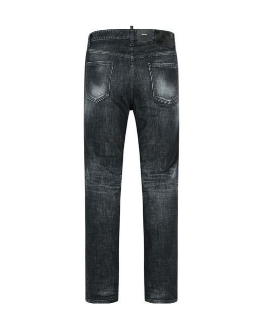 DSquared² Blue Easy Wash 642 Distressed Jeans for men