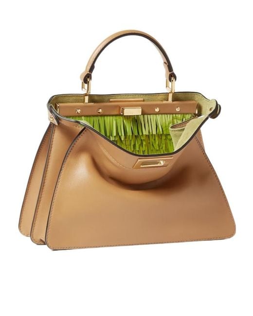 Fendi Metallic Small Peekaboo Iseeu Tote Bag