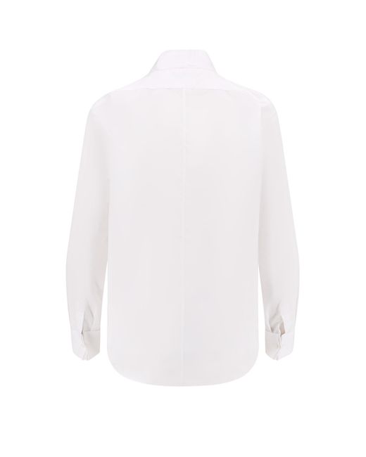 Dior White Cotton Blouse