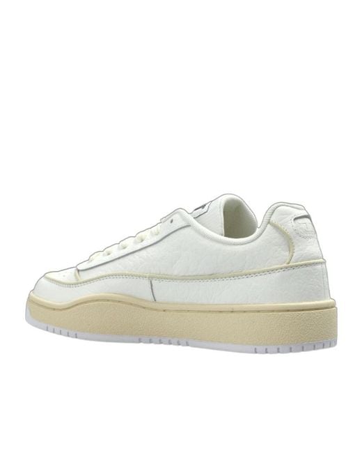 DIESEL White S-Tracker-D Low Sneakers