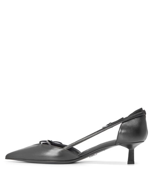 Prada White Stiletto Court Shoes
