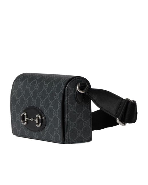Gucci Black Horsebit 1955 Mini Bag for men