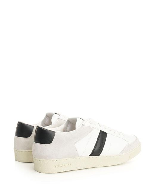 Tom Ford White 'Blake' Sneakers for men