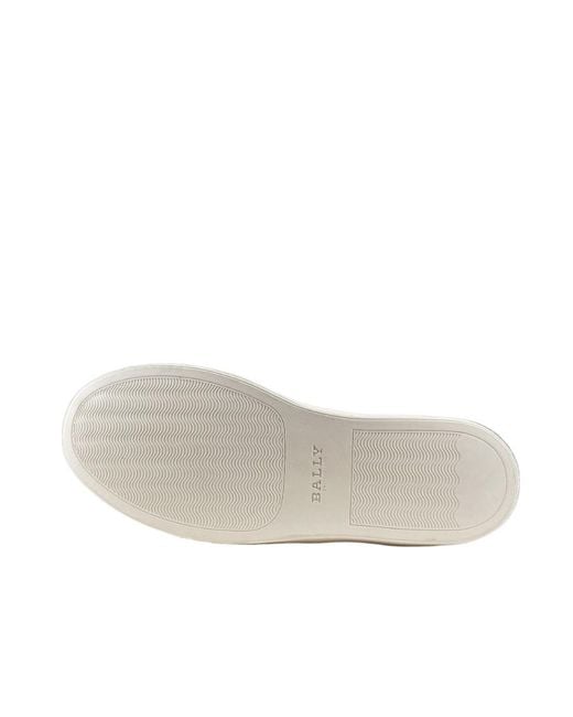 Bally Blue Logo Casual Sneakers for men