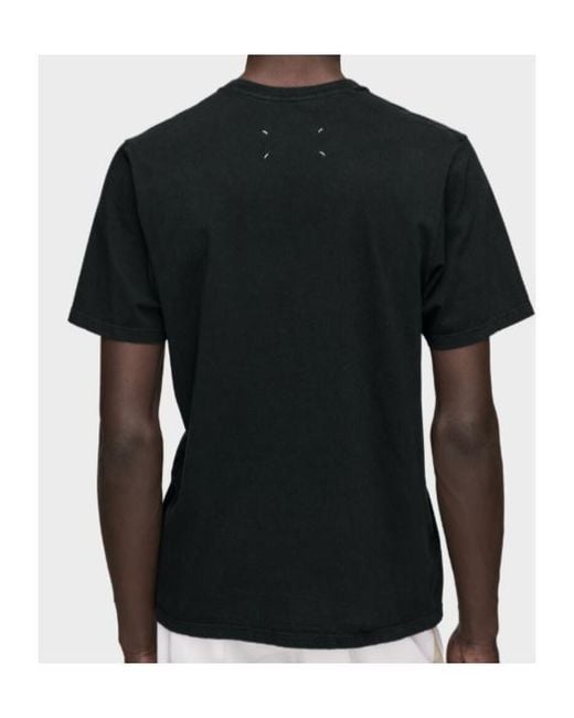 Maison Margiela Black Taped T-Shirt for men