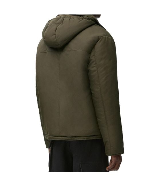 Loewe Green Hooded Jacket for men