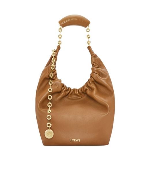 Loewe Brown Small Squeeze Bag