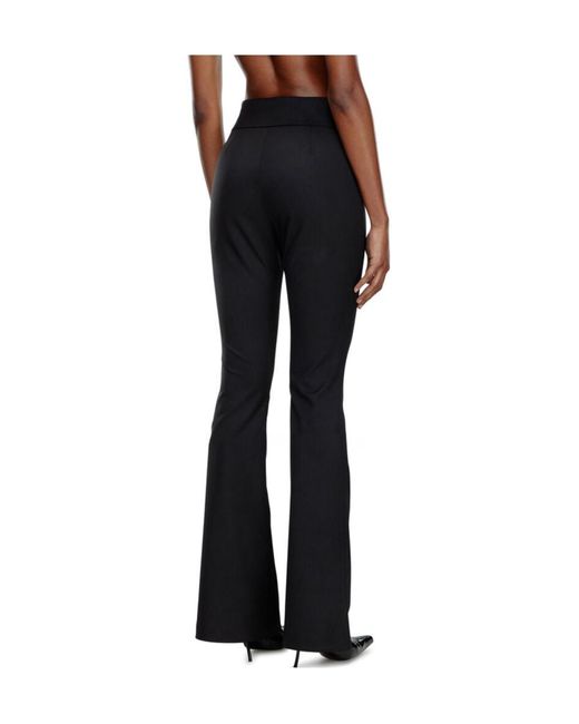 DIESEL Black P-Erseus Logo Plaque Pants