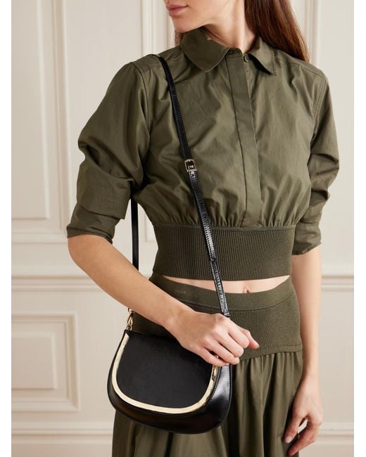 Jonathan Simkhai Black Logan Leather Shoulder Bag