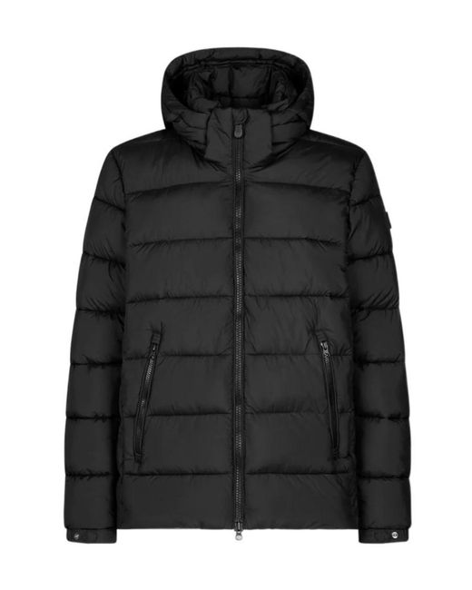 Save The Duck Black Boris Puffer Jacket for men