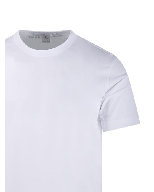 Comme des Garçons White Comme Des Garçons Shirt Fqt 003 Crew Neck T-Shirt for men