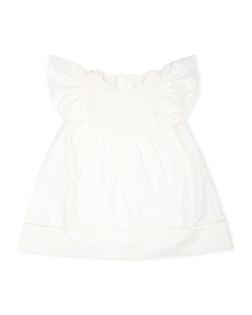 Chloé White Ruffle-Detail Pyjamas Set
