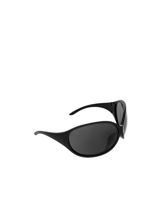 Balenciaga Black Eyewear Phantom Round Sunglasses