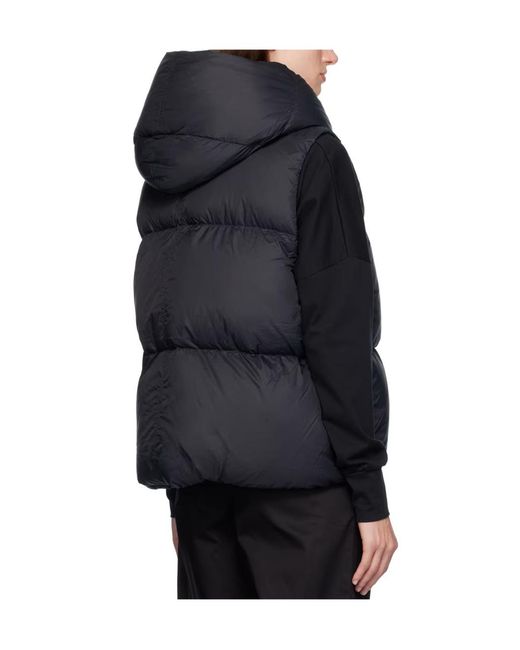 Canada Goose Black Rhoda Hooded Padded Gilet