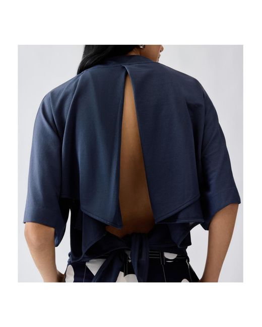 Jacquemus Blue Moisson Open-Back T-Shirt