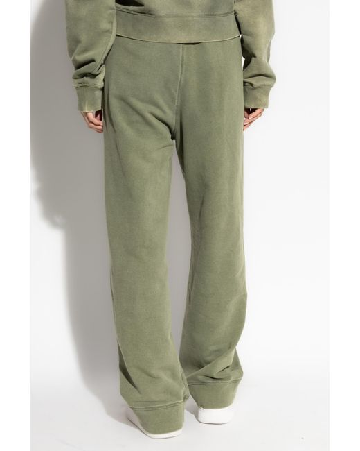 DSquared² Green Wide Leg Sweatpants