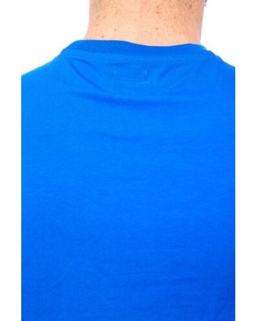 Armani Jeans Blue Logo Details T-Shirt for men
