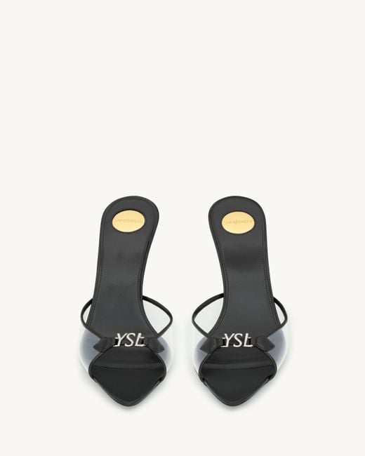 Saint Laurent Multicolor Jerry Logo Embellished Mules