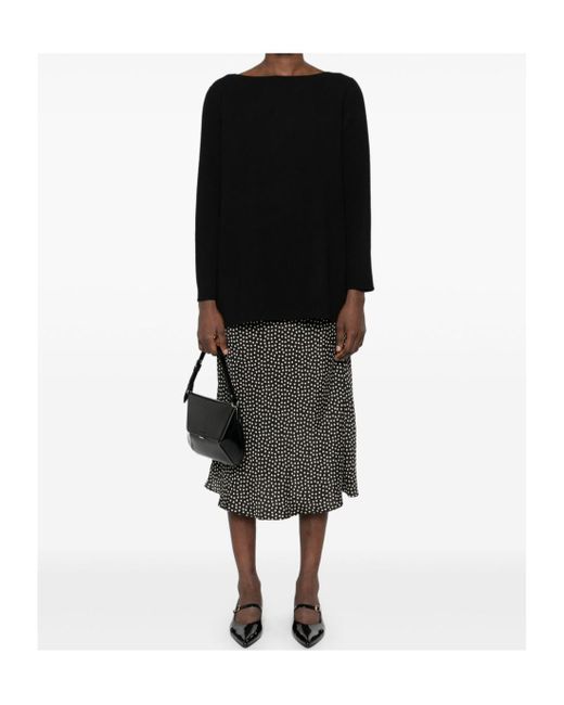 Gianluca Capannolo Black Vanessa Tunic Top