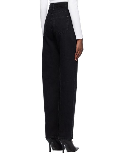 Ksubi Black Playback Stealth Straight-Leg Jeans