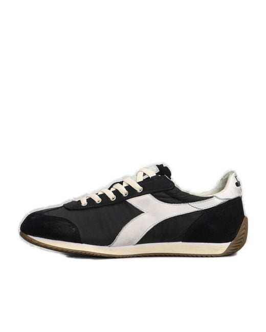 Diadora Black Equipe Vela Sneakers for men